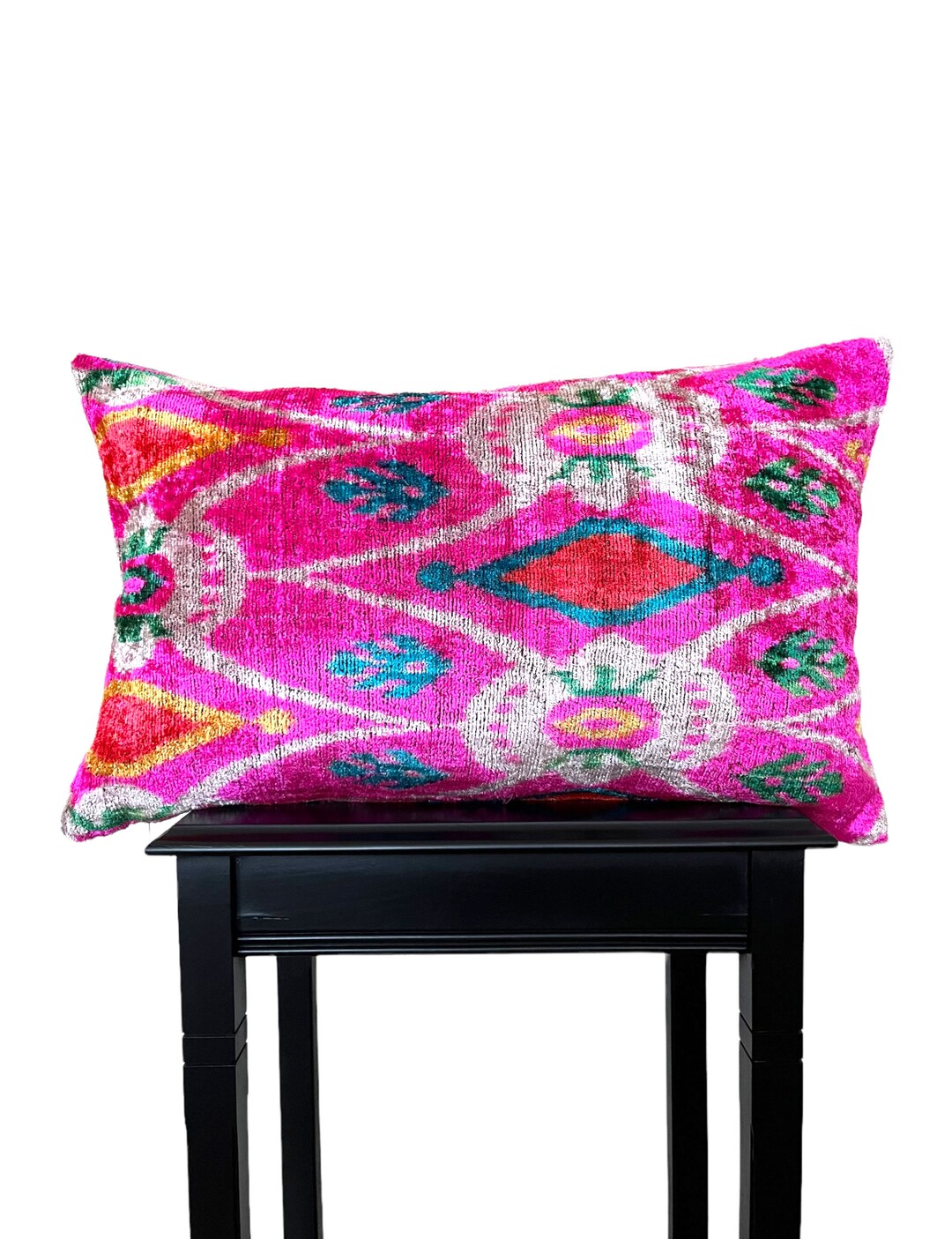 Pink Ikat Pillow Flower Ikat Pillow Ikat Pillow Ikat Velvet Pillow Ikat Pillow Cases Ikat Pillow