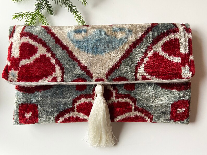 Evening Bag Women Bag Ikat Clutch Bag Ikat Bag Mini Bag Clutch Bag Silk Clutch Bag Ikat Handbag Women Clutch Bag