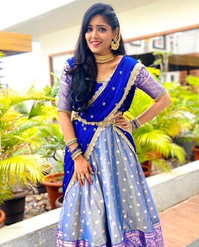Buy Pattu Half Saree Online In India - Etsy India Buy Pattu Half Saree Online In India - Etsy India