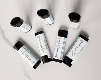 Lip Balm| Chapstick| Organic Lip Balm| Lip Moisturizer| Lip Butter| Multiple Flavors