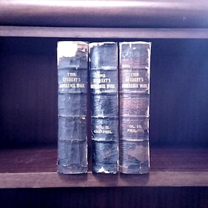 Komplett 1904 Die Schüler Nachschlagewerk Set 3 Bände Antike Buch Dekor Regal Karten Lehr Geschichte Illustriert Platten Alt