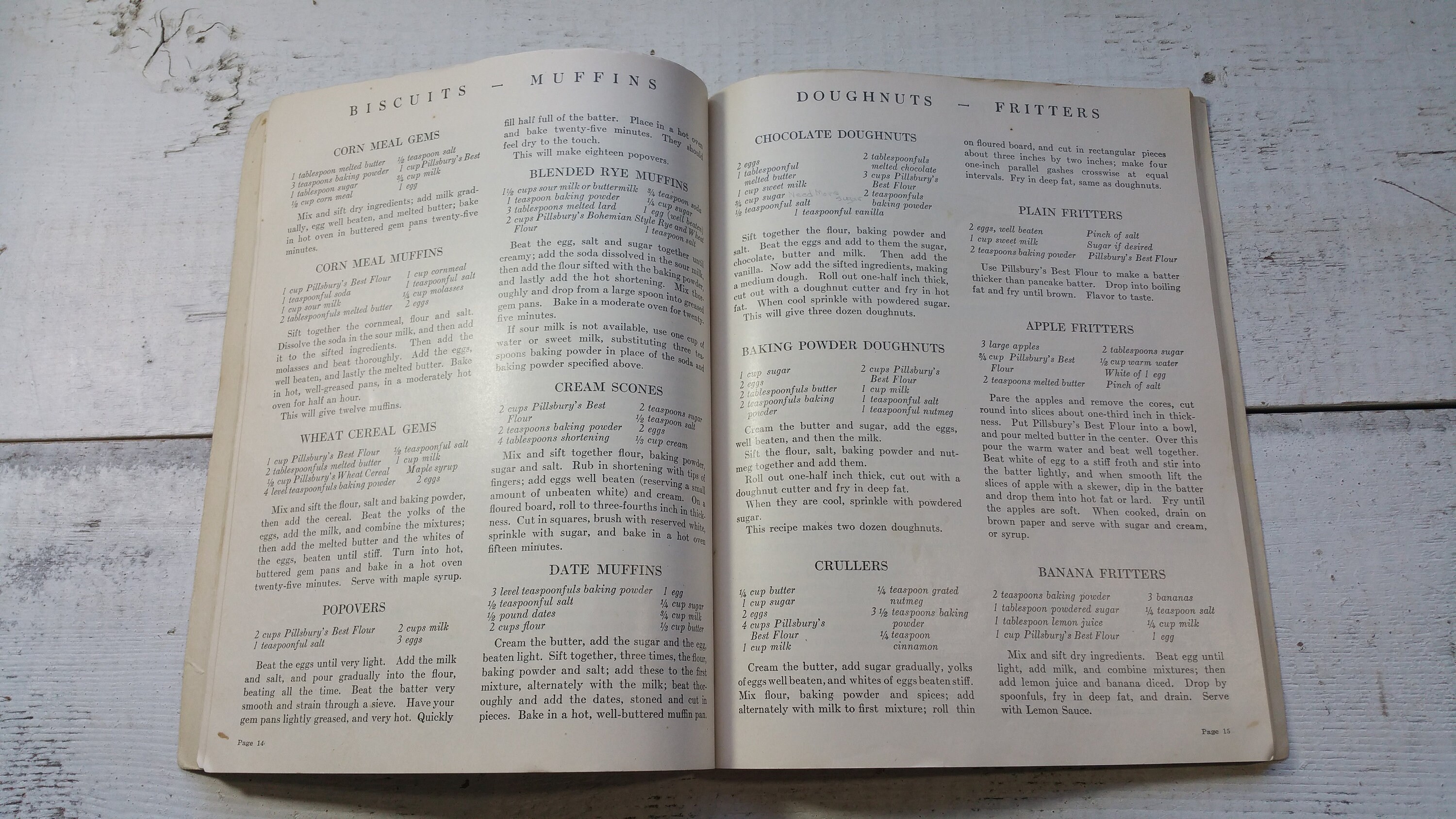 1925 Pillsbury's Household Manual Vintage Cook Book Mary Ellis Ames ...