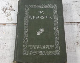 The Monthly Illustrator - Primeiro Trimestre de 1895 - Imagens Antigas - Litografia - Artista - Prata Dourada - Romance - Livro - Desenhos Vitorianos - Contos - Artigos