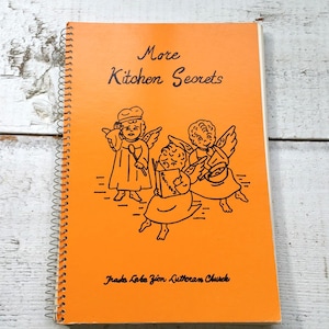 More Kitchen Secrets Cookbook Zion Lutheran Church Trade Lake WI Vintage Wisconsin Cook Book Recipe Family Favorite Dinner Supper Baking