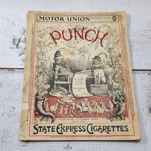 Punch Magazine 28.Dezember 1927 Antique The London Charivari Illustrierte Cigarette News Geschichten Ads Victorian British Old Index Geschichte