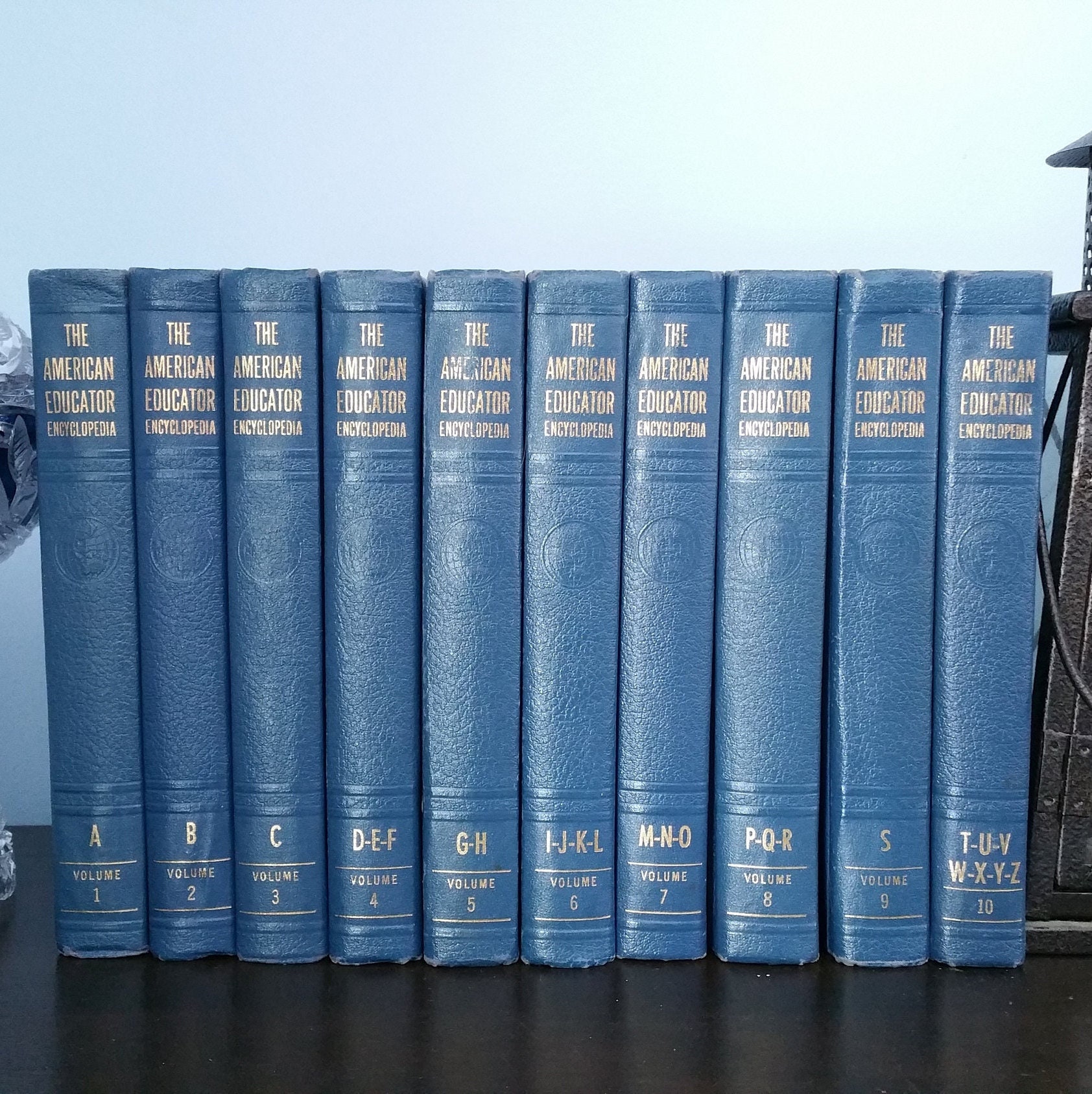 洋書 The American Educator The American Educator Encyclopedia Complete Set Vintage 1957