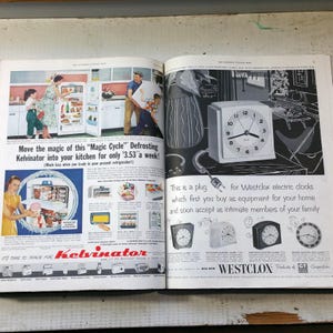 Bound Saturday Evening Post Magazine Multiple Months Midcentury 1950s-60s Vintage Ads