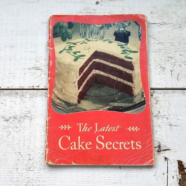 Latest Cake Secrets Cook booklet Vintage 1935 Swans Down Flour Recipes Food Kitchen Cook Booklet Baking Meal Favorite Midcentury Family