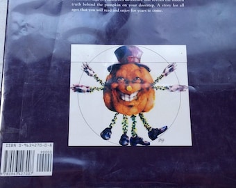 1992 The Dancing Pumpkin By Howard Butcher Virgil Wong Illustrations Children Story Time Halloween Creepy Vintage Bedtime Reading Scary