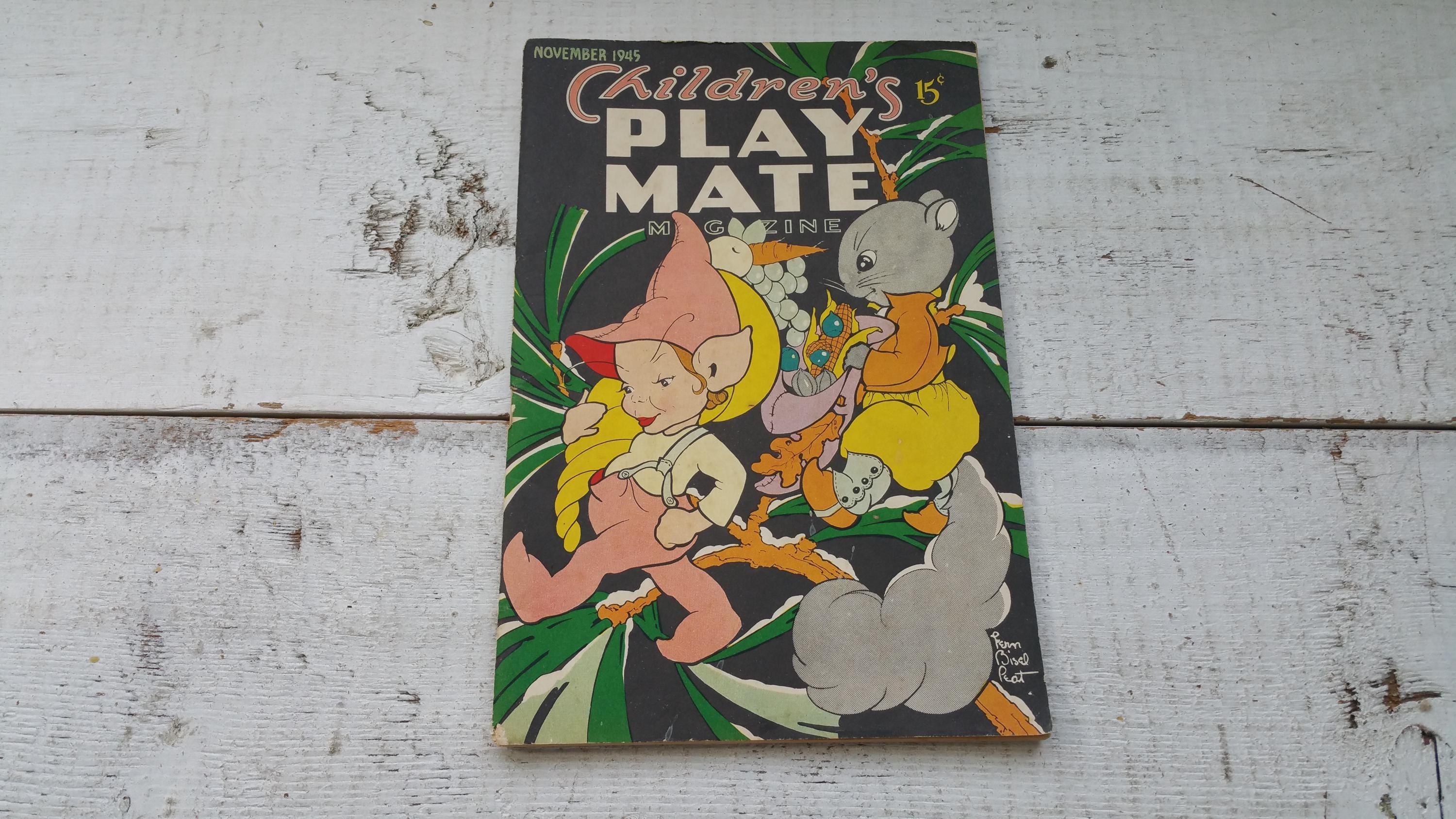 CHOICE Children's Play Mate Magazine 1940s Book Picture