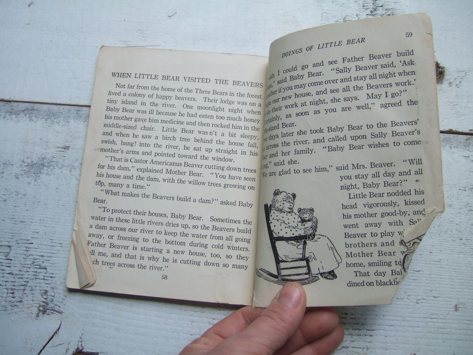 Illustrated Doings of Little Bear Children's Book Vintage Etsy
