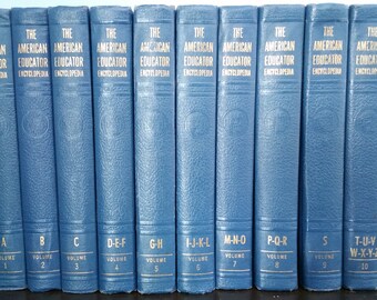 洋書 The American Educator Set of Antique 1922 the American Educator 8 Volume