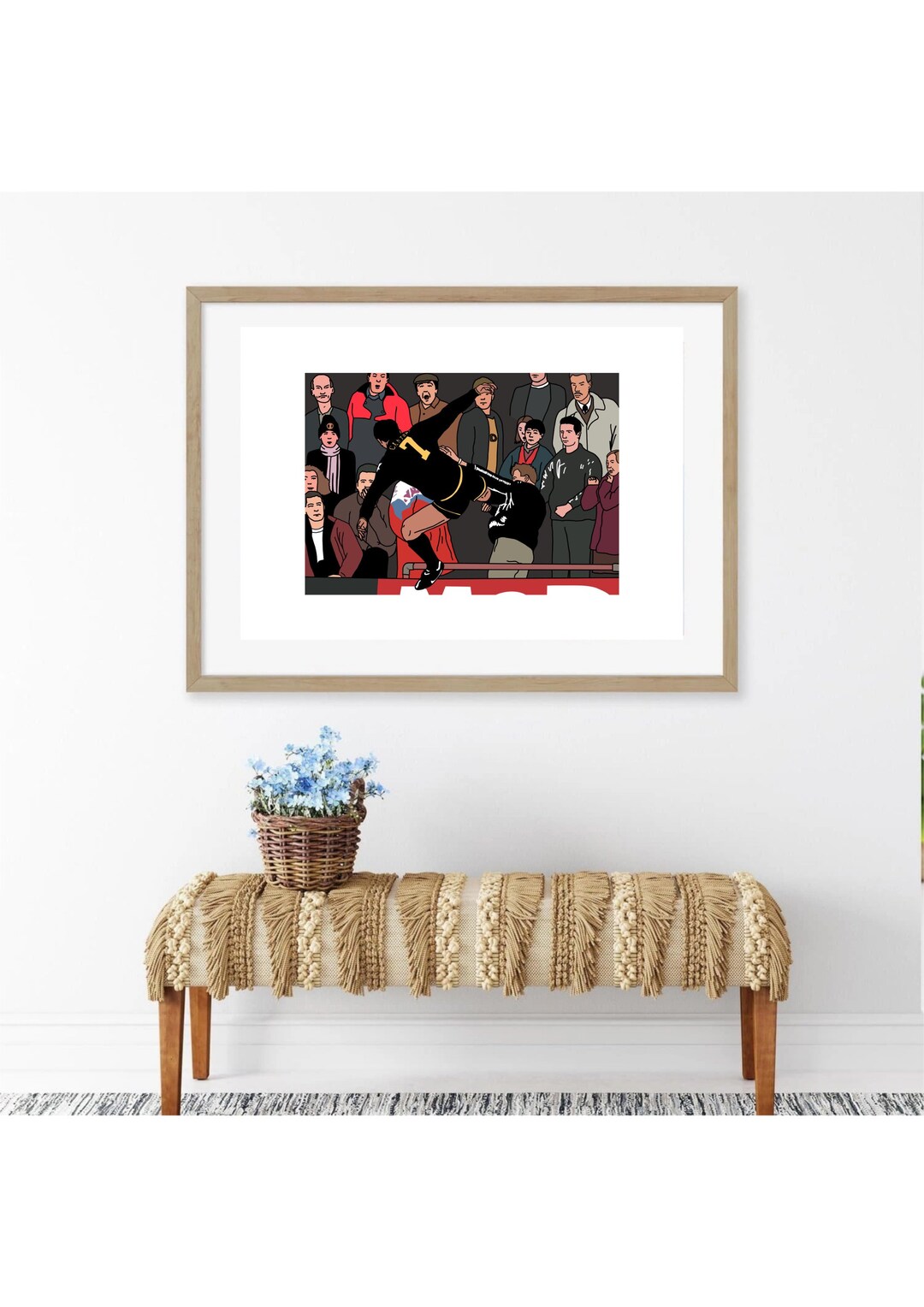 ERIC CANTONA  写真パネル Eric Cantona signed Manchester United 30″x 20″ photo - All