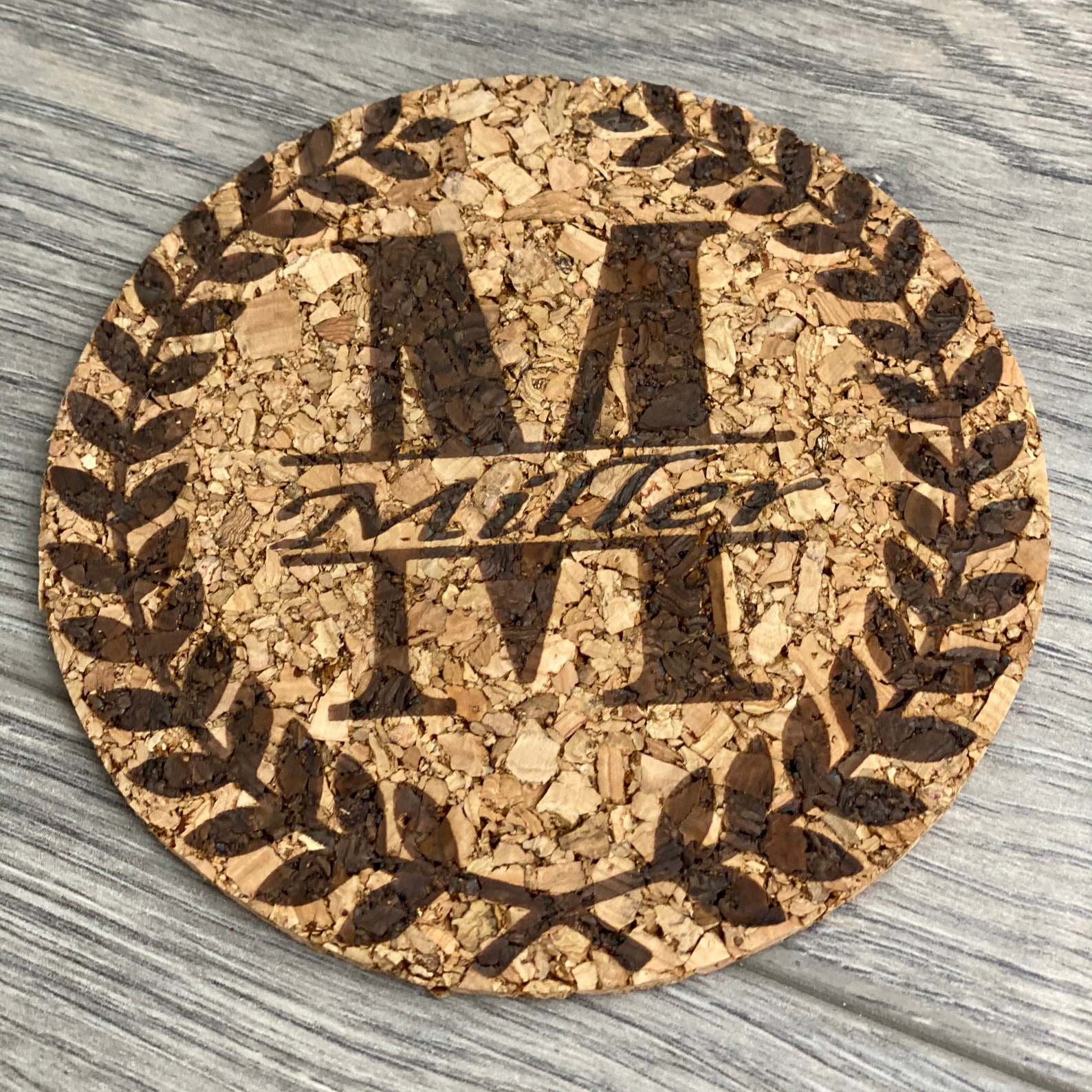 Personalised Cork Coasters.Set of 4 Custom Coasters. Laser Etsy