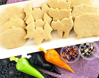 Halloween DIY Cookie Kit,  Halloween party activity,