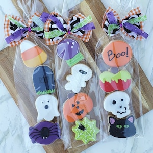 Halloween Sugar Cookies,  Halloween mini sugar cookies, Halloween gifts, Halloween treats