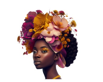 Afro queen self care motivation png sublimation design download, afro woman png, black queen png, afro png