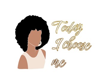 Black Girl Magic, Instant Download, African American, Digital Download, Black Girl Svg, Black Woman Clipart, Sublimation Design