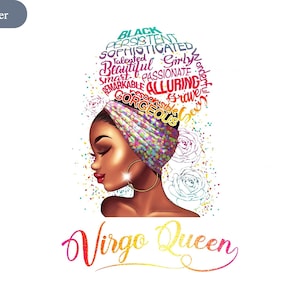 Virgo Queen Clipart - Premium Virgo PNG Designs | Virgo Zodiac | High Quality | Virgo Queen SVG & png File