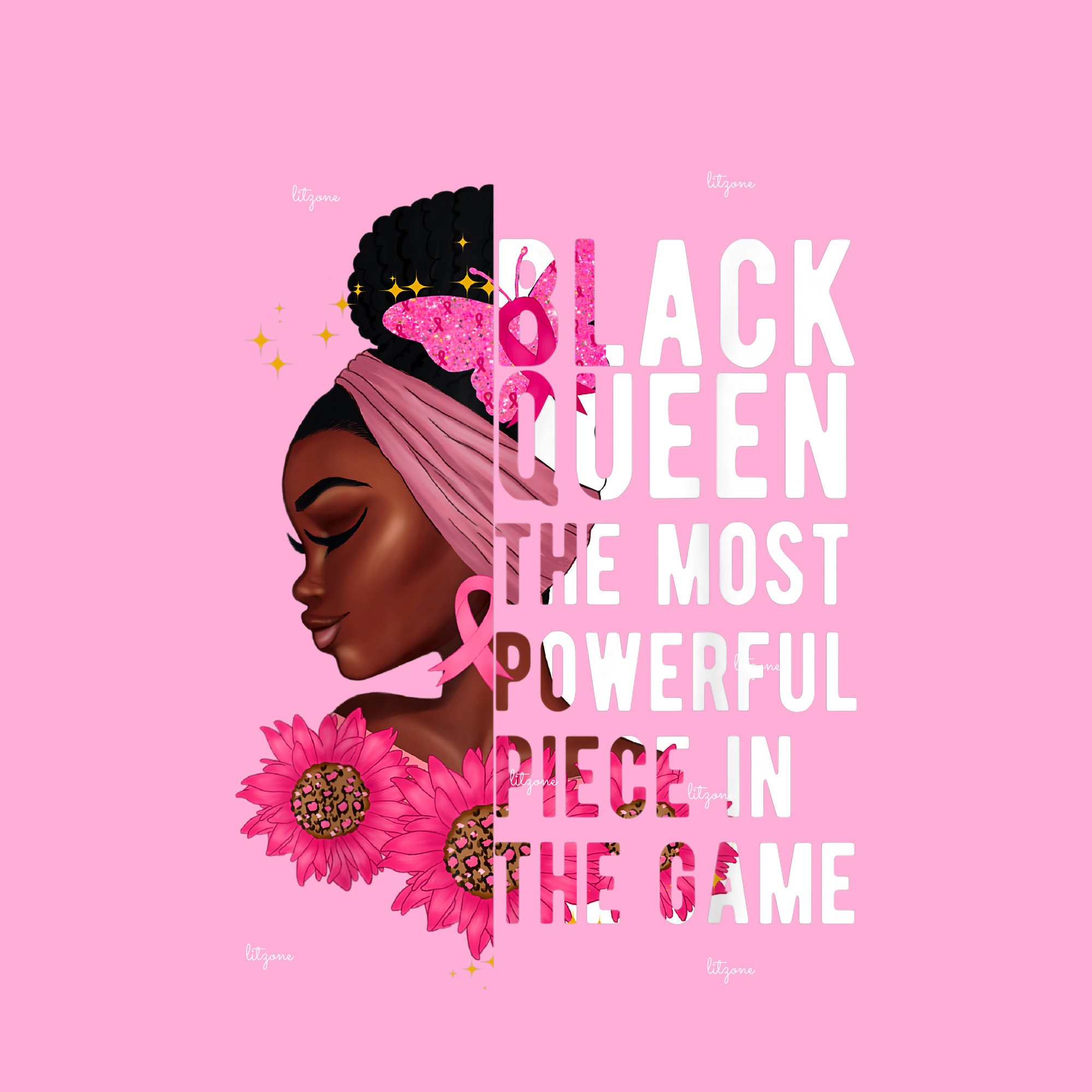 Black Queen Most Powerful Chess Piece African American Canvas - TeeHex