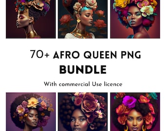 Afro Black Girl Png Bundle, Butterfly Black Woman Art for Shirts Sublimation, Black Girl Magic Digital Download