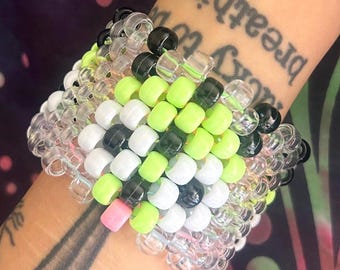 Invader Zim Gir Kandi Cuff with Custom Background Color