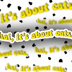 Cats inspired Sticker || Cats musical Broadway Sticker || matte or glossy sticker || holographic sticker