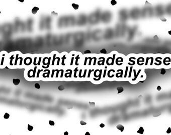 Succession inspired Sticker || Jeremy Strong inspired sticker || matte or glossy sticker || holographic sticker