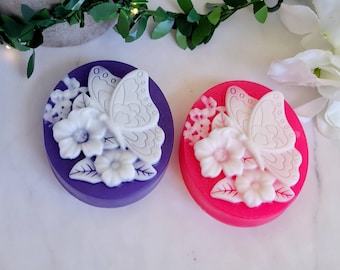 Butterfly Soap, Flower Soap, Spring Decoration For Home, Butterfly Wedding Favor, Gift Box Filler, Mothers Day Soap Gift, Mothers Day Gift