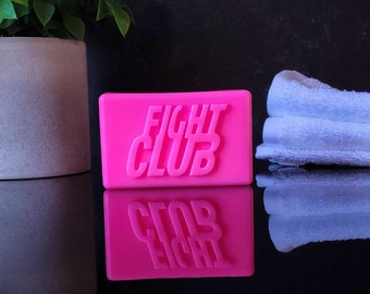 Savon Fight Club, savon à la glycérine fait main, savon triple beurre, savon parfumé personnalisé, cadeau unisexe, cadeau d'anniversaire pour petit ami, Saint-Valentin