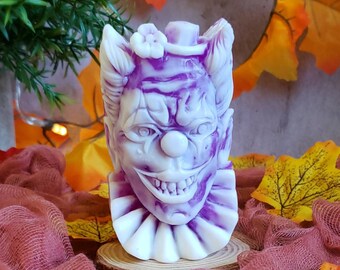 Clown Soap, Clowncore Decor, Creepy Clown Decor, Scary Soap, Halloween Gift For Women, Clown Gifts, Boo Basket Stuffers For Adults, For Him