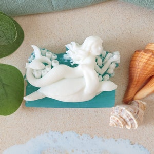 Mermaid Soap, Under The Sea Soap, Ocean Soap, Mermaid Gifts For Women, Mermaid Bathroom Decor, Ocean Gifts For Her, Mermaidcore Decor, Beach