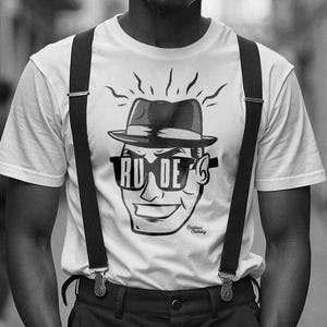 Rude Boy &quot;2-tone Ska&quot; T-Shirt - Two-Tone Ska Tee, 2-Tone Ska Music top, Ska clothing, Ska Punk Music, Rudeboy, Ska clothing