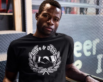Love & Unity Through Music T-Shirt - Ska Two-Tone Clothing