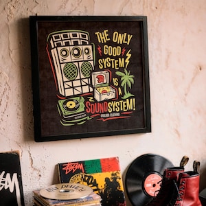 Reggae Sound System Poster - Etsy