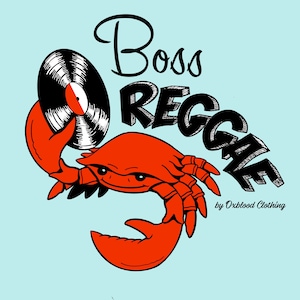 Boss Reggae T-Shirt - Crab Records Shirt or Trojan Records Tee