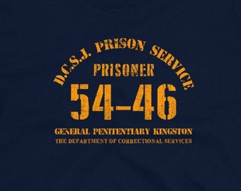 Kingston Style &quot;54-46 Was My Number&quot; 5446 Prison Toots and the Maytals T-Shirt - Trojan Records, Crab Records, Island Records, Upsetters