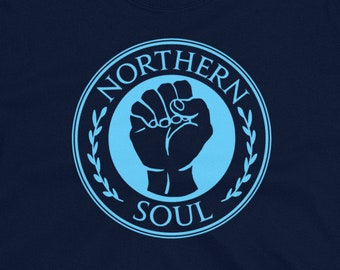 Northern Soul Fist 3 T-Shirt - Scooterist / Mods Clothing 1960s Soul - Keep the Faith - Twisted Wheel, Wigan Casino, Motown, Stevie Wonder