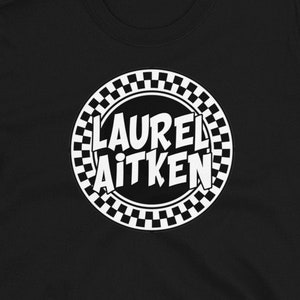 Godfather of Ska - Laurel Aitken T-Shirt - Two-Tone Ska Tee Shirt - 2-tone Clothing