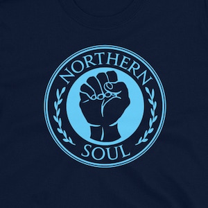 Northern Soul Fist 3 T-Shirt - Scooterist / Mods Clothing 1960s Soul - Keep the Faith - Twisted Wheel, Wigan Casino, Motown, Stevie Wonder