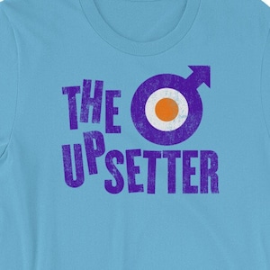The Upsetter T-Shirt - Herren & Damen Reggae Kleidung UK Style / zweifarbige Ska Kleidung UK Style - Traditioneller Skinhead Boss Reggae