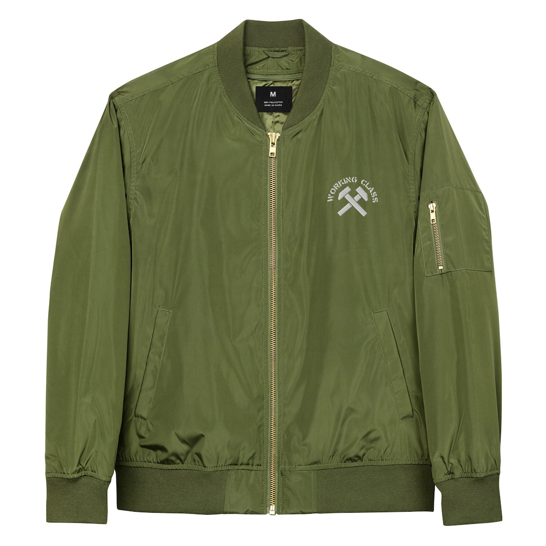 Working Class Bomber Jacket - Skinhead Flight Jacket - Blue Working Class Bomber Jacket - Skinhead Flight Jacket - Blue