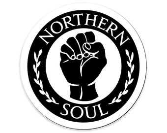 Northern Soul Embroidered Patches - Soul Fist - Keep the Faith