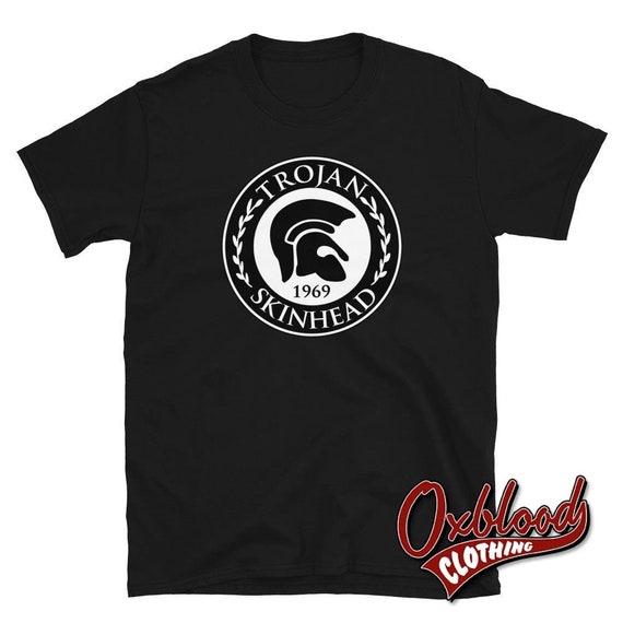 Trojan Skinhead Helmet T-shirt - Traditional Skinhead