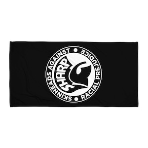 Toalla SHARP - Skinheads contra los prejuicios raciales - Ropa de playa para skinheads
