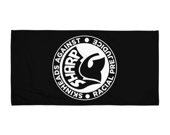 SHARP Towel - Skinheads Against Racial Prejudice - Skinhead Beach Clothes