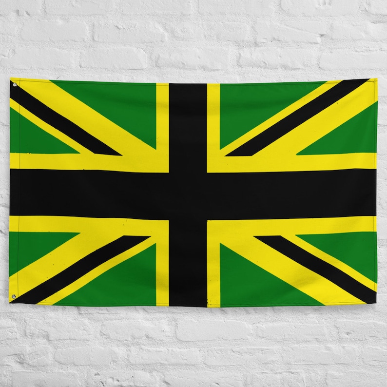 British Jamaican Union Jack Flag Jamaica Gift Jamaican Etsy Australia