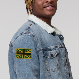British Jamaican Embroidered patches