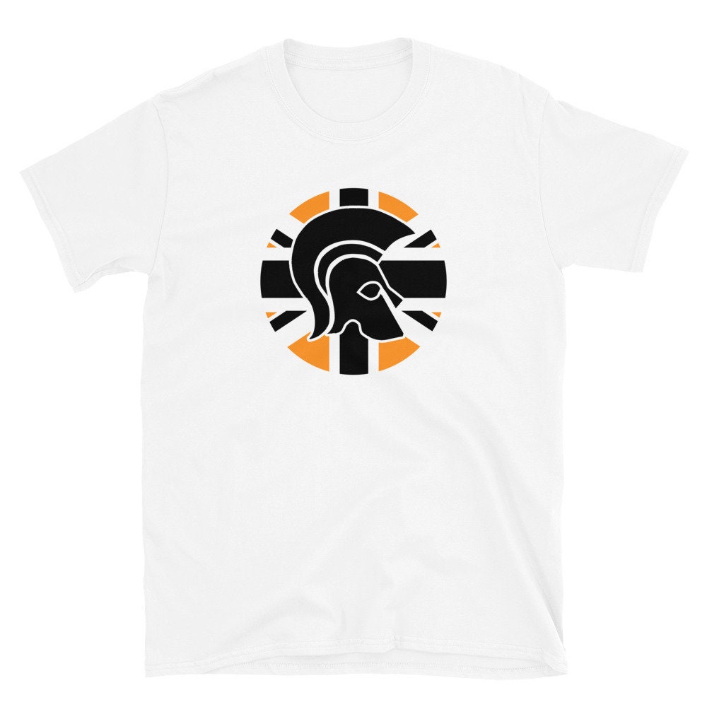Maglietta Skinhead Union Jack &ndash; 2 Tonalit&agrave; &ndash; Reggae Ska 1969 Trojan Warrior Britannico