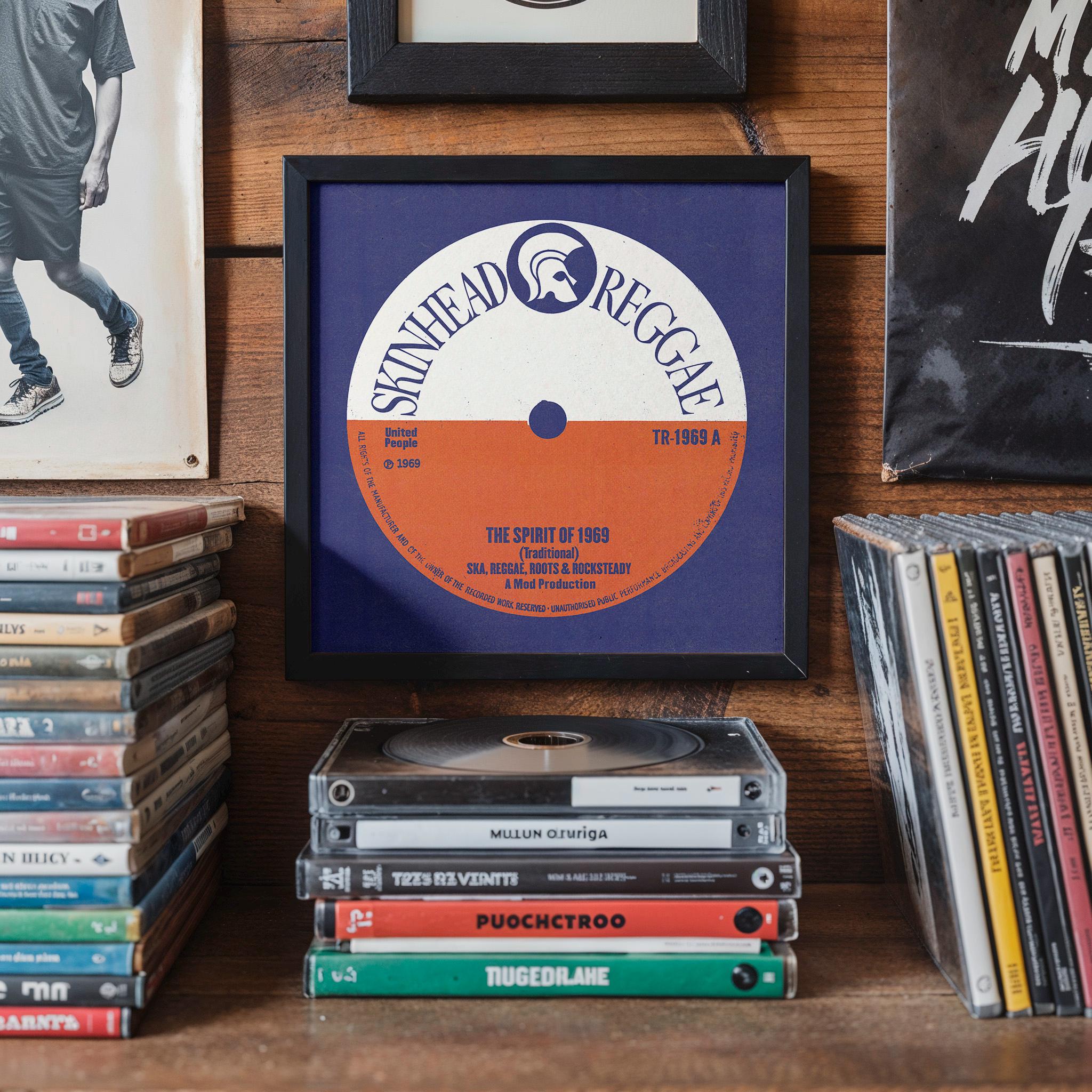 Skinhead Reggae Art - Trojan Records, Ska Reggae, Roots Rocksteady